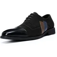 Allthemen Schnürschuh Herren Business-Casual Schnürschuhe mit dezenten Kontrastfarben