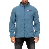 Geographical Norway Fleecejacke Herren Regular Fit Jacke batamazonie mit eingelassener Kapuze