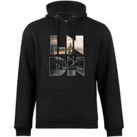 Cotton Prime® Hoodie Skyline London - Weltenbummler Kollektion mit weichem Innenfleece