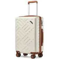 Supercase Trolley Leichter Hartschalenkoffer mit 4 Rollen, TSA-Schloss, Teleskopgriff