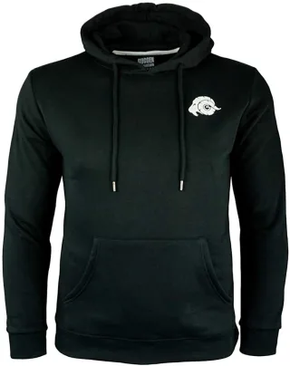 Herren Wandern Kapuzenpullover Fleece Hoodie Outdoor Schwarz