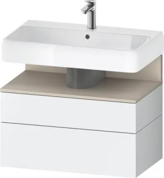 Duravit Qatego Waschtischunterbau wandhängend Weiß Matt 790x470x590 mm - QA4394083180010 QA4394083180010