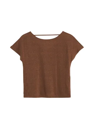 s.Oliver BLACK LABEL - T-Shirt braun - Gr. - 38