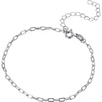 Firetti Silberkette Schmuck Geschenk Silber Armband Kette Fußkette Bauchkette Ankerglieder, in verschiedenen Längen erhältlich