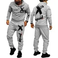 RMK Jogginganzug Herren Trainingsanzug Sportanzug Streetwear Fitness Hoodie mit Kapuze