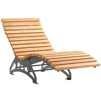 SO-TECH® Gartenliege Wellenliege Untergestell verstellbar DIY Bausatz, Holzlatten, 1 St., B: 80cm, 6mm massiver verzinkter Stahl, schwarz, Lärche