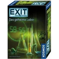 Kosmos Spiel EXIT, Das Spiel, Das geheime Labor, Rätselspiel, Made in Germany