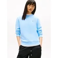 Tommy Jeans Sweatshirt TJW REG S FLAG CREW mit Logostickerei, Regular Fit