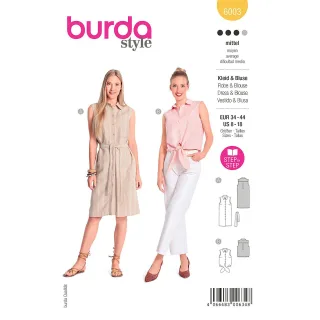burda Schnitt 6003 "Kleid/Bluse Lisa"