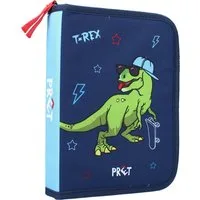 Vadobag Federmäppchen Blaues Dino Federmäppchen Set - Praktisch und Niedlich