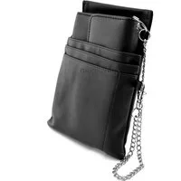 nean Kellnerbörse Geldbörse mit Holster Stecktasche Kellnerholster Portemonnaie, mit verstellbarem Druckknopfverschluss und 1 Reißverschlussfach