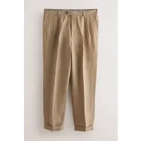Next Anzughose Relaxed Fit Archive Anzughose mit Bundfalten (1-tlg)