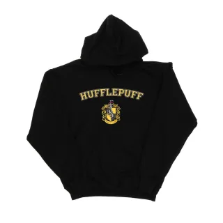 Harry Potter - "Hufflepuff" Kapuzenpullover für Mädchen (Schwarz)