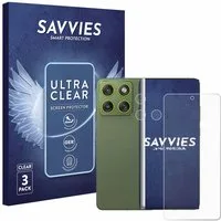Savvies Displayschutzfolie Schutzfolie für Motorola Edge 70 (Display+Kamera), 6 Stück, Displayschutz Schutz Folie Klar Transparent