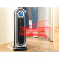Sichler Keramikheizlüfter LV-750, 2000 W, Thermostat & Fernbedienung