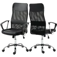 Duo Collection Bürostuhl Regensburg, mit verchromten Fußkreuz, Chefsessel