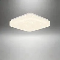 ZMH LED-Sternenhimmel Wohnzimmer Modern Sternenhimmel Deckenlampe Rund/Quadratisch, Augenschutz, Einfache Installtion, LED fest integriert, Warmweiß-3000K