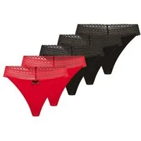 HUGO String Lace Mit Spitzeneinsatz