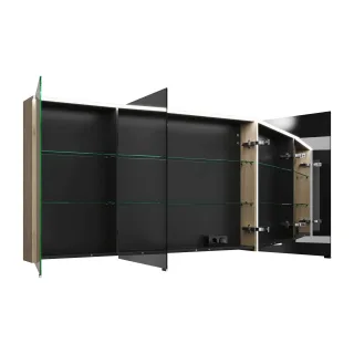 Burgbad Spiegelschrank Eqio 800x1400x170 Eiche Dekor Cashmere, SPGT140RF3180 SPGT140RF3180