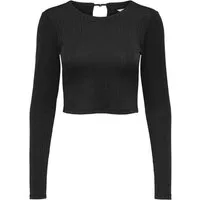 ONLY Langarmshirt ONLLAMINA L/S HEART DETAIL TOP WVN