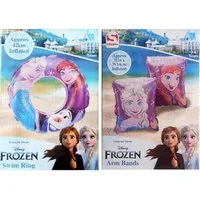 Festivalartikel Schwimmring Frozen Schwimmring + Schwimmflügel für Kinder