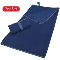 OTTO home Sporthandtuch Elja Reisehandtuch, Strandhandtuch, (2-St), auch als 2er Set erhältlich, schnelltrocknend & saugfähig, Mikrofaser