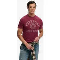 Superdry Rundhalsshirt VINTAGE PREP RELAXED TEE mit coolem Rissdruck