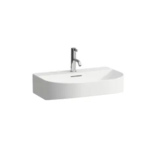 LAUFEN Waschtisch SONAR, 1 Hahnloch, mit Überlauf 600x420 weiß matt, H8103427571041 H8103427571041