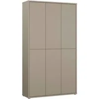FORTE Schuhschrank Alice Springs, Schuhschrank, B/H/T 109,2/191,9/34,9 cm, 36 Paar Schuhe (B/H/T 109,2/191,9/34,9 cm) Stauraumschrank, Mehrzweckschrank, (B/H 109cm x 192cm), mit 16 Böden