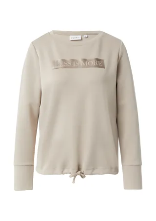 comma - Sweatshirt beige - Gr. - 46