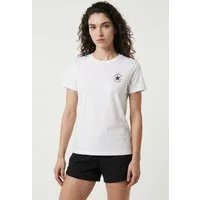 Converse T-Shirt WOMEN'S CONVERSE CHUCK TAYLOR T-SHIRT mit Logodruck, aus Baumwolle