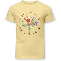 KIDS ONLY T-Shirt Kogemma Life Reg S/S Flower Top Jrs