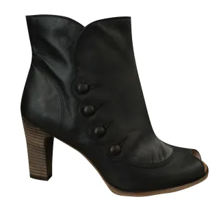 Timberland Marge Peep Toe Zip Up Damen Absatzstiefel Braun 25684 B5E