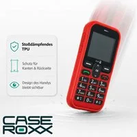 caseroxx Handyhülle TPU-Hülle für Doro Leva L10 / L11 / E10 / X10 Gerätabhängig 5,0 - 7,0 Zoll, dünn und flexibel