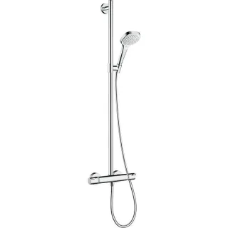 hansgrohe Croma Select E Multi Semipipe 27248400 weiß-chrom, mit Thermostat