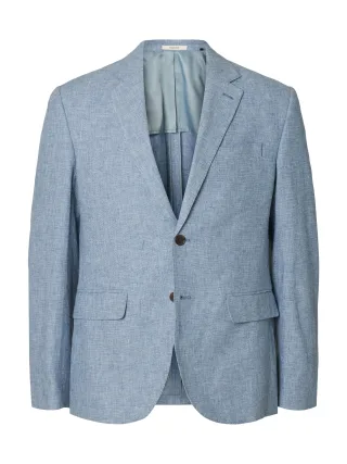 SELECTED MEN - SLMREG-MALIK SUN BLZ NOOS Light Blue - Gr. - 54