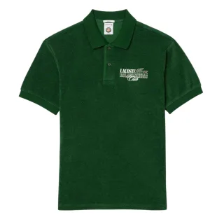 Lacoste - Poloshirt für Herren, bestickt, Frottee (Grün)