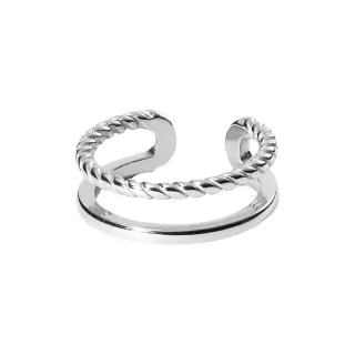 Purelei Damenring Core Collection 24071-Ring-Mau-Adjustable-Silv