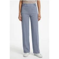 STREET ONE Stoffhose Wide Leg Hose mit Knopf-Details