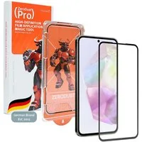 Cadorabo Schutzfolie für Samsung Galaxy A35 5G Schutzfolie, (1-St), Schutzfolie Panzerfolie HD Displayschutzfolie Schutzglas Tempered Glas