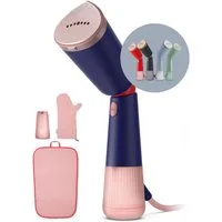 Philips Dampfbürste STH5030 "Styler", 120 ml und 200 ml Wassertank, Metallplatte, 1400 W, Steamer im schlanken Design, 2-in-1 Handschuh, Tasche, Stylemat inkl.