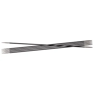 KnitPro Strumpfstricknadeln "Karbonz", Karbonfasern, Länge: 20 cm