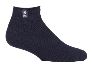 Heat Holders - Mens Thermal Trainer Socken | Low Cut Socken für den Winter - Navy