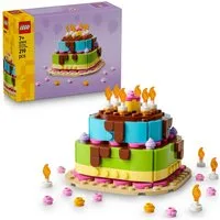 LEGO® Geburtstagstorte (40815), LEGO Iconic Konstruktionsspielsteine, (219 St), Made in Europe