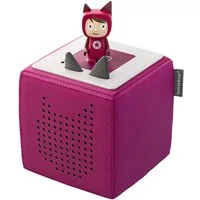 tonies Starterset Toniebox mit Kreativ-Tonie Multimedia-Lautsprecher beere Multiroom-Lautsprecher