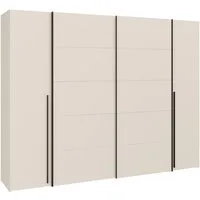 FORTE Kleiderschrank Narago, Kombischrank, Paneele wechselbar (B/H/T ca. 270/210/61cm, auch mit Premiumausstattung) gestalte die Schwebetüren einfarbig oder 2 farbig, Made in Europe