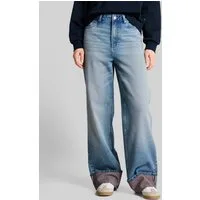 TOM TAILOR Denim Weite Jeans Jeanshosen TTLINOU WIDE Jeans mit Turn-Up