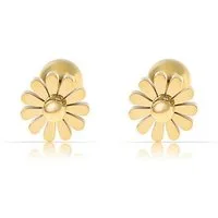 Made by Nami Ohrring-Set Blumen Edelstahl Ohrringe Vergoldet Geschenke für Frauen, Wasserfester Schmuck