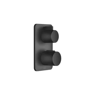 Dornbracht UP-Thermostat mit Einweg-Mengenregulierung LISSE 36425845 Schwarz matt 36425845-33