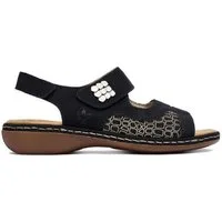 Rieker Rieker Damen-Sandalen Schwarz 65989-01 Sandale